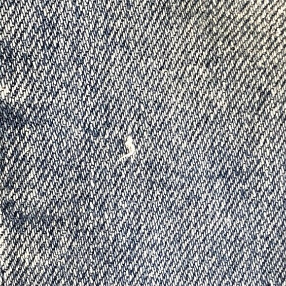 American Eagle Mom Jeans sz 4 Stretch Whiskered Embroidered Blue - Picture 8 of 12